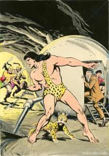 Dibujo Original de LÃ³pez EspÃ­ - Zembla n.6 - La Aventura del Topo, Ediciones Vertice