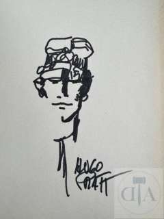 Hugo Pratt/Dessin original signé, réalisé au feutre dans… | Dagoty