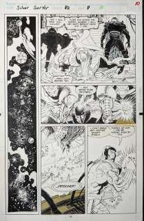Ron Lim / Ron Christopher - Silver Surfer #82 p.8 Jack of Hearts!! 1st Panel is a stat 1993