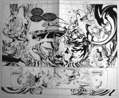 JH Williams III - NEW*PROMETHEA #15 PG 12-13 2 PG Splash