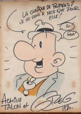 [Dessin Original] Greg Dessin... | [DESSIN ORIGINAL] GREG Dessin original en couleur... | Nice Enchères