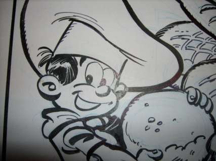 Berckmans, Arthur (Berck) - Originele tekening - Reclame voor bakkers (1982) | Catawiki