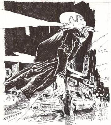 Vincent Perriot (Encrage), Arnaud Malherbe (Scénariste) | Vincent Perriot - Perriot, Belleville Story, couverture intégrale, 2024. | 2DGalleries