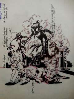 Suske en Wiske - 1x origineel ontwerp cover - Het labyrint van de leeuw 3 - De verboden tempel - (2013) | Catawiki