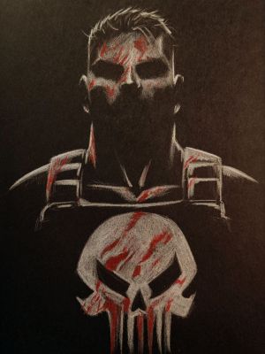 Mario Torrisi | Punisher Original Black Sketch | Raremarq (Buy It Now)