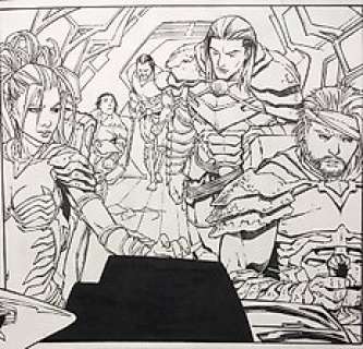  - Fathom 2 - Koi Turnbull - FATHOM page - Page volante - art original - (2005) 