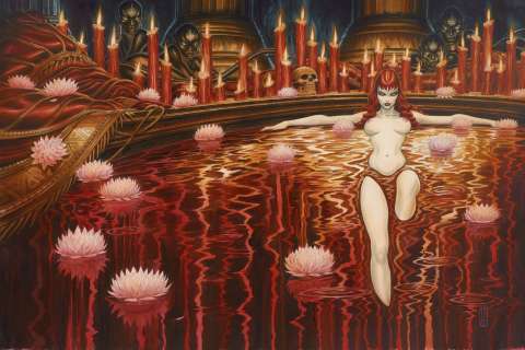 Olivier Ledroit - Requiem Chevalier Vampire T10 – Couverture de la réédition