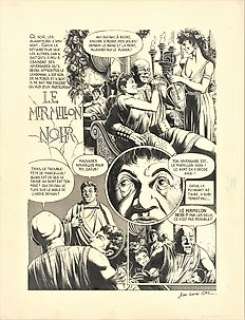 Jean-Claude Gal | Gal, Jean-Claude - Planche originale (p.1) - Le Mirmillon Noir - (1979) | Catawiki