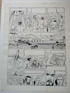 Chaillet, Gilles / Martin, Jacques - Planche originale (p.43) Lefranc T10 - L’apocalypse  - (1987) | Catawiki