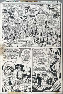 Jack Kirby, Mike Royer (Encrage) | Machine Man # 4 page 6 | 2DGalleries