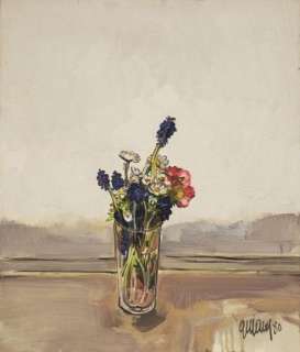 Lot 41 - JIJE (1914-1980) - Fleurs posees a Javea Huile sur toile…