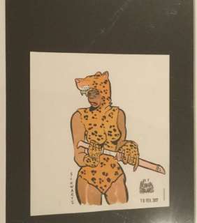 Schwartz, Olivier - Dessin original - Spirou et Fantasio - La Femme-léopard  (2018) | Catawiki