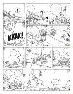 De Smet, Peter - Originele pagina (p.8) - De avonturen in Diamantland 1 - De mafketel en de Diamannetjes (1983) | Catawiki