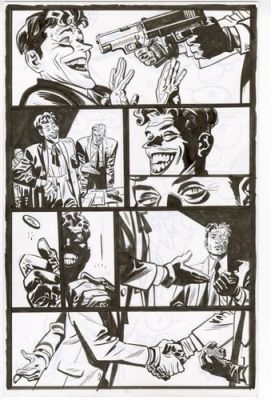 Batman: The Long Halloween Last Halloween page 16 Original Art Chris Samnee