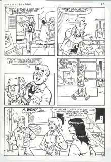 Archie 1986 Betty and Me Original Hand-inked comic page #150 by Stan Goldberg Rudy Lapick and Mark Esposito p13