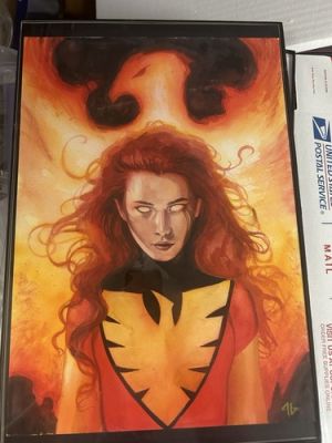 Adi Granov Original Art Sketch Jean Grey Dark Phoenix X-Men | eBay US