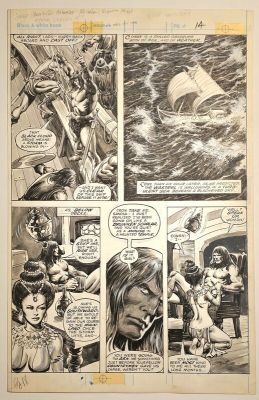 John Buscema, Alfredo Alcalá (Encrage) | Savage sword of Conan #67 p18 | 2DGalleries
