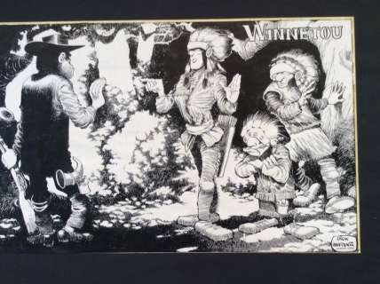 Matena, Dick  - Originele tekening - Winnetou - (1961) | Catawiki