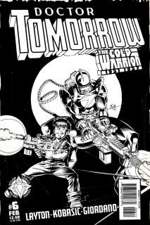 Bob Layton - dr. Tomorrow #6 cover (1997)