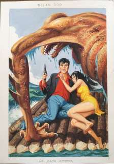 Dylan Dog - S. Baraldi - illustrazione originale - Page volante | Catawiki