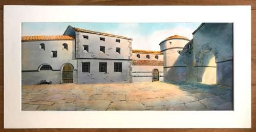 Gaumont Studios - Original Background - Astérix - Aquarelle originale - (1982/1983) | Catawiki