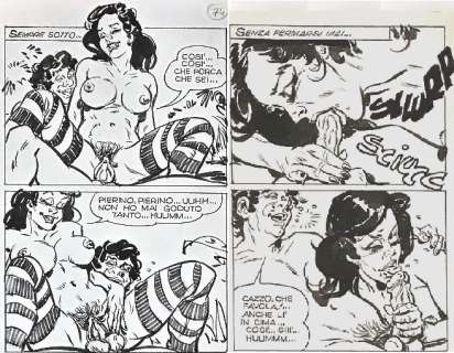 Stelio Fenzo - 8 Original pages - Pierino 40 - Art original - (1985) | Catawiki