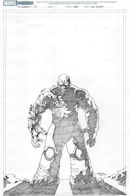 Midnight Fantastic Four issue 1 Cover Art - Will Sliney