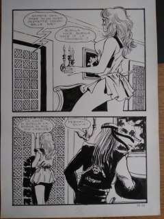 Jolanda de Almaviva n. 38 - Milo Manara - original page - Page volante - (1972) | Catawiki