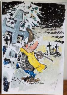 Hardy, Marc - Dessin original aquarelle - Pierre Tombal | Catawiki