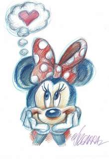 Dreamy Minnie - Original Sketch - Joan Vizcarra  - Art original | Catawiki