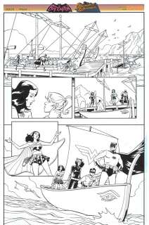 Batman ‘66 Wonder Woman ‘77 #3 Original Art