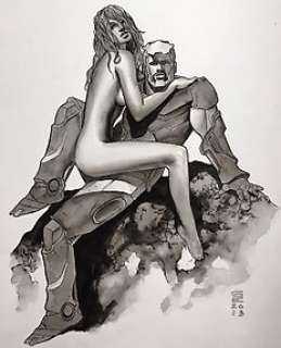  - Iron Man - Gene Espy - Iron Man Drawing - Page volante - art original - (2013) 