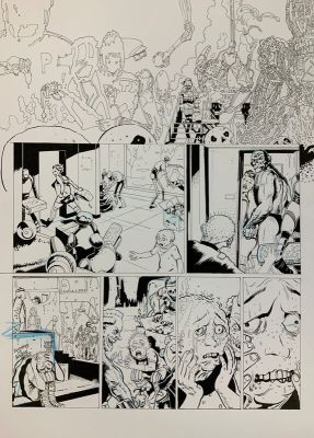 Stewart Kenneth Moore | JUDGE DREDD : The Unrealists Page 1 | 2DGalleries