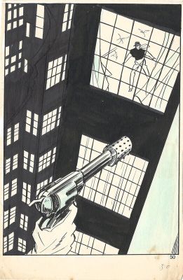 Yoshihiro Tatsumi | Funeral Merchant (葬式商人) | Bullet Tarō Series #1 | p.50 | Early Gekiga | 2DGalleries