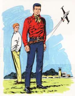 Bob Morane - Mise en couleur + calque noir | Catawiki