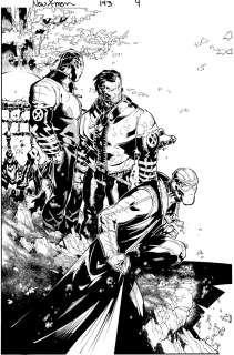 Chris Bachalo / Tim Townsend - New X-Men #143 p.9 SPLASH/ Back Cover to Assault On Weapon Plus 2003