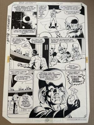 Dave Gibbons Original Art - Green Lantern #185 Pg. 4 (John Stewart Key Moment)! | eBay US