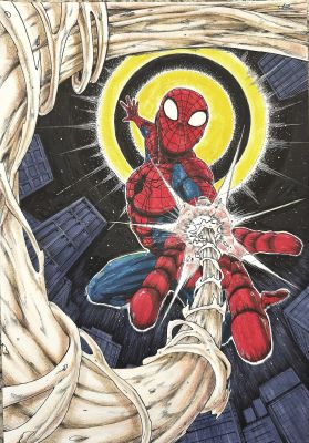 Sithsensui | Spider-Man brand new day original art | Raremarq (Buy It Now)