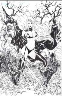 Tony Daniel - LADY DEATH KICK STARTER LEGEND TIER COVER 2023
