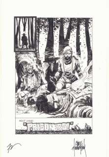 Chris Mooneyham - five ghosts #15 p. 22 - end page splash - 2014 signed