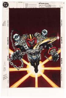 HARDWARE #1 COMIC BOOK COVER ORIGINAL COLOR ART BY NOELLE GIDDINGS. | Hake’s