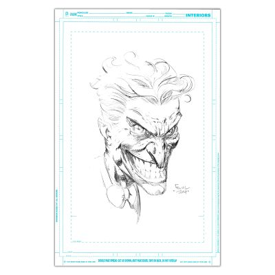 David Finch | Le Joker - Crayonné Illustration | Achetez de l’Art