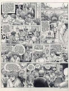 Bilal Enki (Né En 1951) | BILAL Enki Â«Les Phalanges de l’ordre noirÂ» Planche n°58. Scenario Pier | Aponem