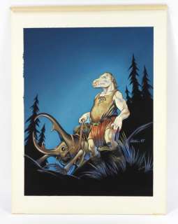 Lot 377 - Steve Purcell RuneQuest Troll Realms Cover Artwork