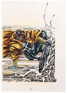 STATIC #13 COMIC BOOK COVER ORIGINAL COLOR ART BY NOELLE GIDDINGS. | Hake’s