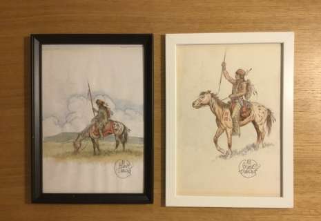 La jeunesse de Blueberry - M. Blanc-Dumont - Ensemble des 2 dessins - Page volante - (2014) | Catawiki