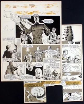 Brian Lewis | Captain Condor: 14th April 1962 (TWO pages) | Illustration Art Gallery