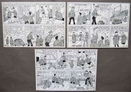 De Pimpelteentjes - 3 originele halve pagina’s - genummerd 19 t/m 24 - Op Apenjacht - (1963) | Catawiki