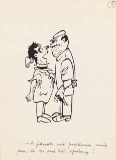 Gwidon Miklaszewski (1912 - 1999) | Gwidon Miklaszewski | "A jednak nie przekona mnie pan, że to nie był spalony!" | Desa Unicum