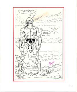 Magnus - Necron - tavola origin. splash page + cofan. 7x vol. - Broché - EO - (1981) | Catawiki